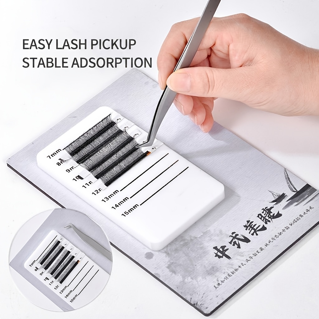 แผ่นแม่เหล็กสำหรับต่อขนตา แผ่น - Eyelash Extension Menu บทวิจารณ์และราคา