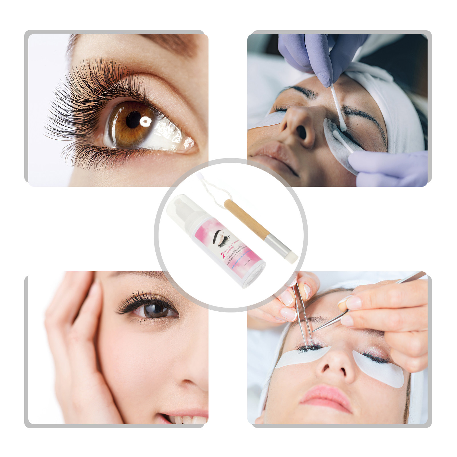 แชมพูสำหรับต่อขนตา 50 มล. โฟมท - Eyelash Extension Foam Cleanser บทวิจารณ์และราคา