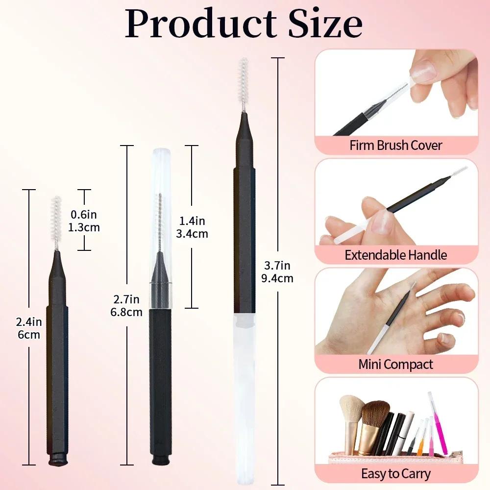 5/10/50PCS MINI Eyebrow แปรง B - Eyelash Extension Glasses บทวิจารณ์และราคา