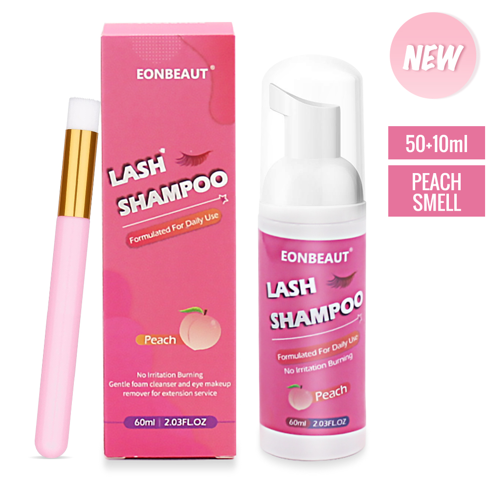แชมพูสำหรับต่อขนตา 60 มล. แบบป - Eyelash Extension Foam Cleanser บทวิจารณ์และราคา