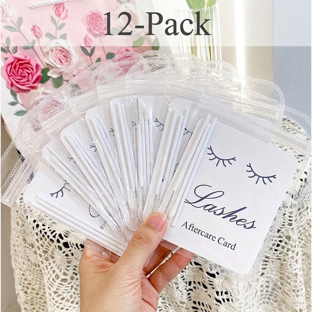 ชุดดูแลขนตา 12 ชิ้นสำหรับลูกค้ - Eyelash Extension Glasses บทวิจารณ์และราคา