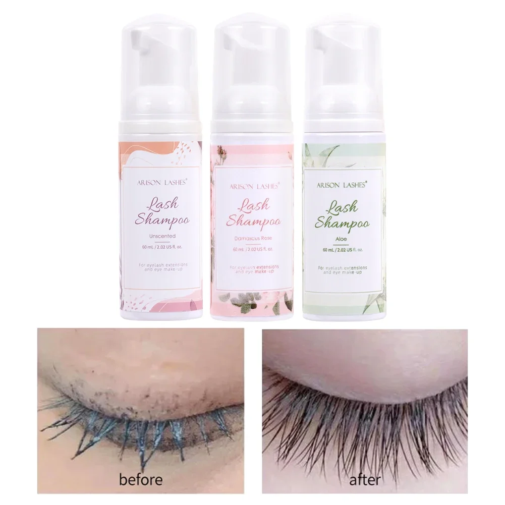 ARISON10ขวดโฟมน้ำยาล้างขนตา60ม - Eyelash Extension Foam Cleanser บทวิจารณ์และราคา