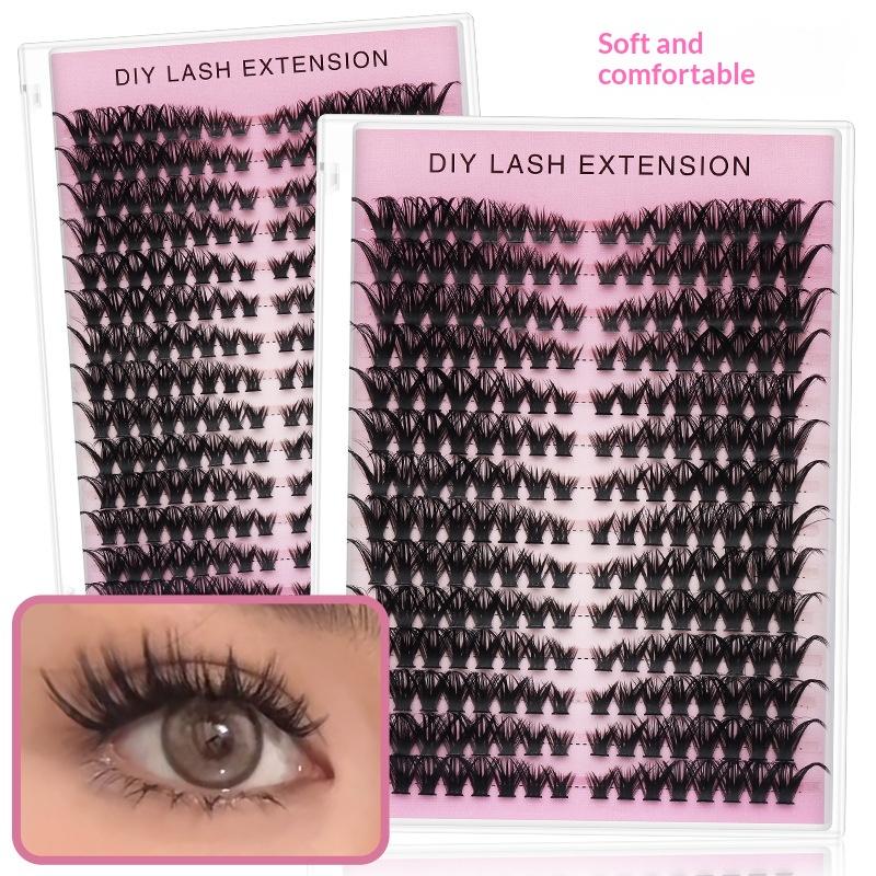 ขนตาแบบกลุ่ม 14 แถว สำหรับต่อข - Eyelash Extension Home Service บทวิจารณ์และราคา