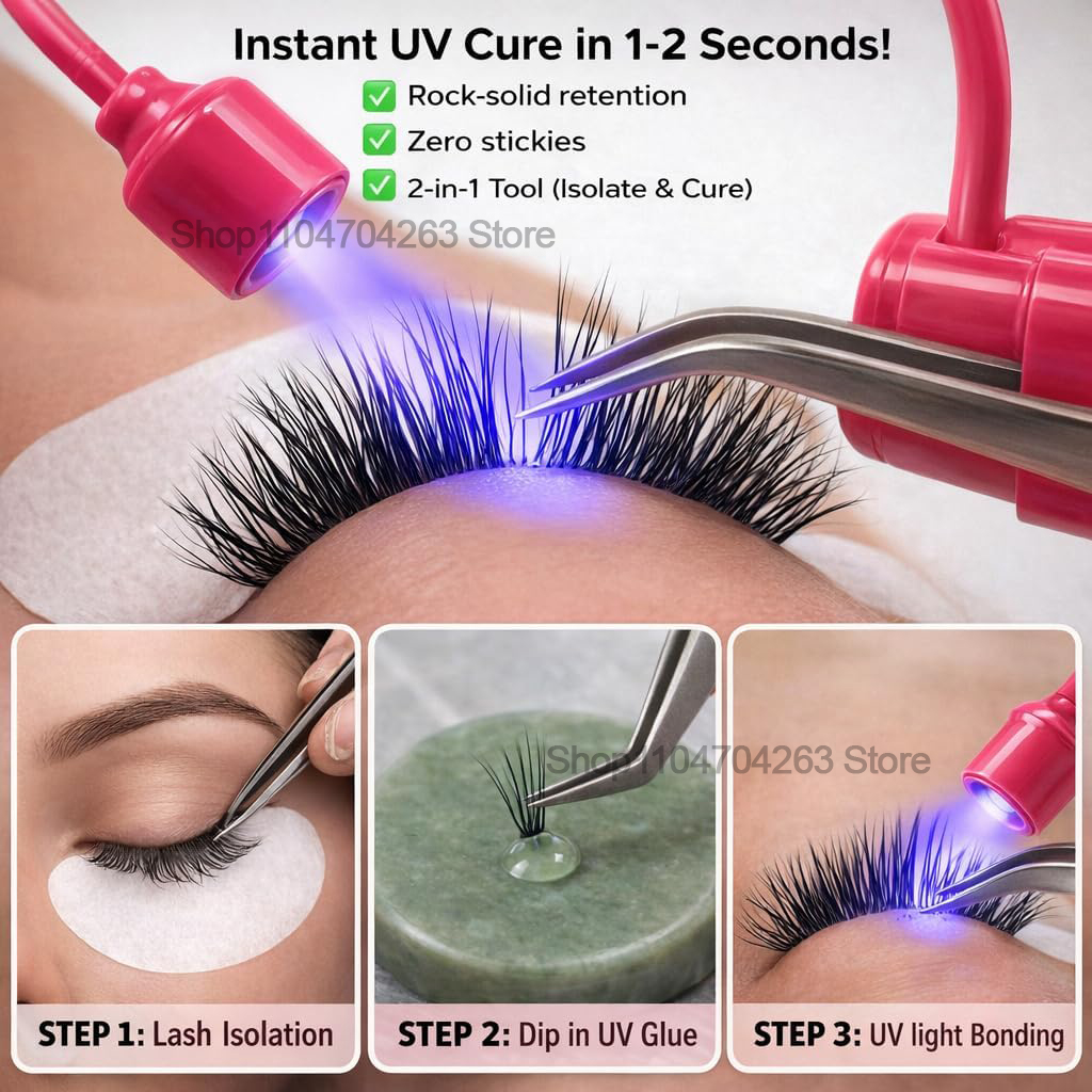 ไฟยูวีสำหรับต่อขนตาขนาดเล็ก 18 - Lash Extension Tweezers บทวิจารณ์และราคา