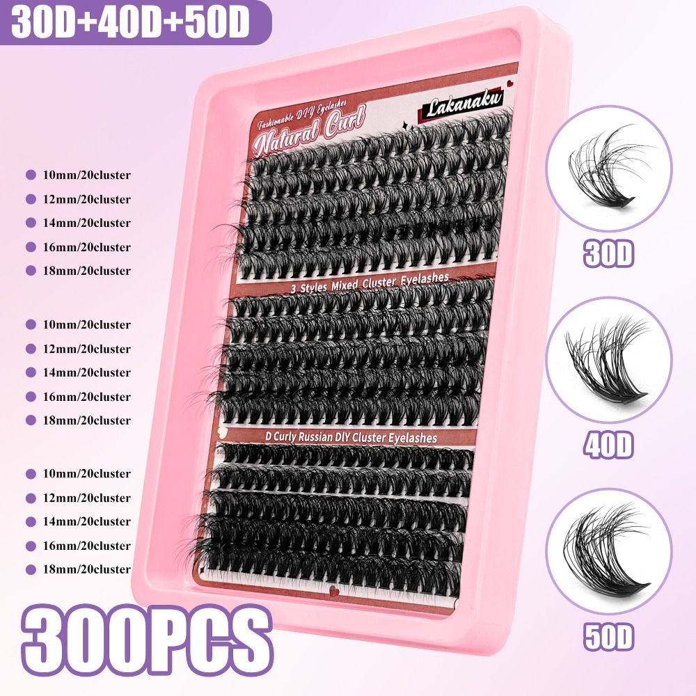 ขนตาปลอมความยาว 9-16 มม. แบบ 3 - Eyelash Extension Wispy Look บทวิจารณ์และราคา