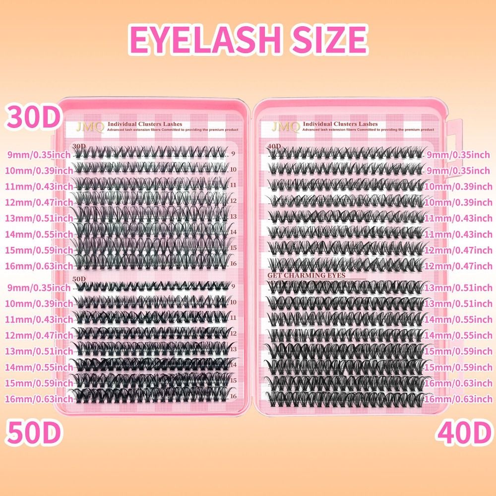 ขนตาปลอมความยาว 9-16 มม. แบบ 3 - Eyelash Extension Wispy Look บทวิจารณ์และราคา