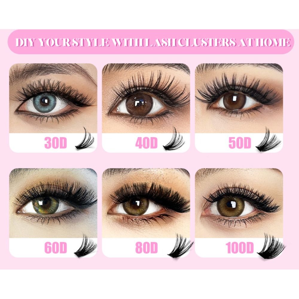 ขนตาปลอมความยาว 9-16 มม. แบบ 3 - Eyelash Extension Wispy Look บทวิจารณ์และราคา