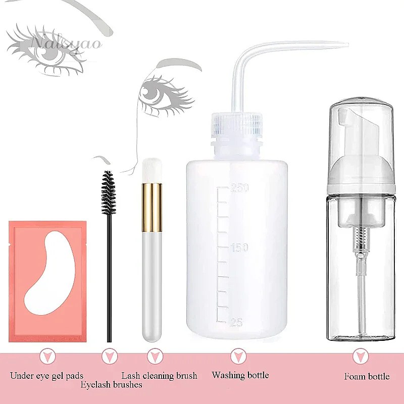 ชุดทำความสะอาดขนตาปลอม แชมพูสำ - Eyelash Extension Glasses บทวิจารณ์และราคา