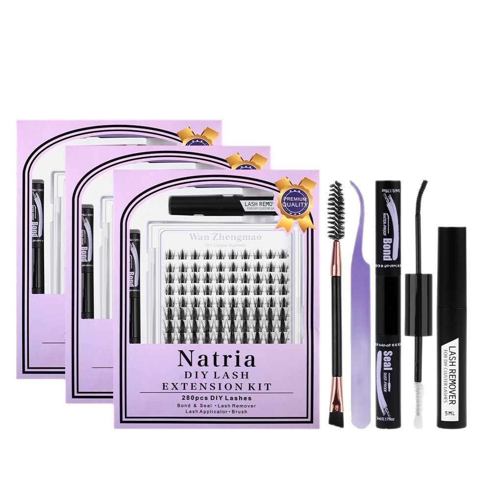 ขนตาปลอมยาว 8-18 มม. ติดแน่นแล - Eyelash Extension Wispy Look บทวิจารณ์และราคา
