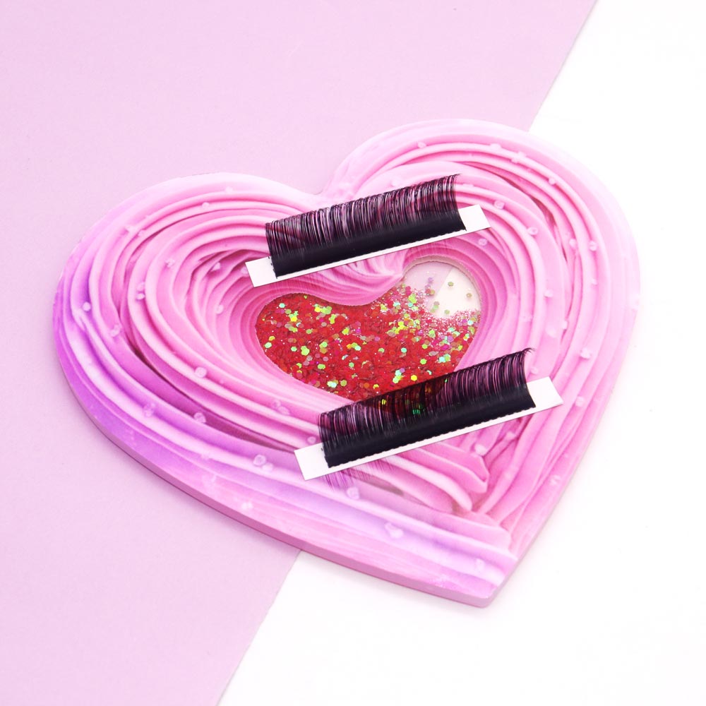 ถาดอะคริลิคใส่ขนตาปลอมรูปหัวใจ - Lash Extension Tweezers บทวิจารณ์และราคา