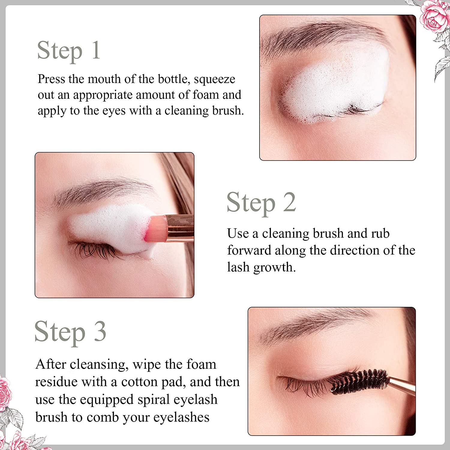 50ML Eyelash EXTENSION Cleanse - Eyelash Extension Foam Cleanser บทวิจารณ์และราคา