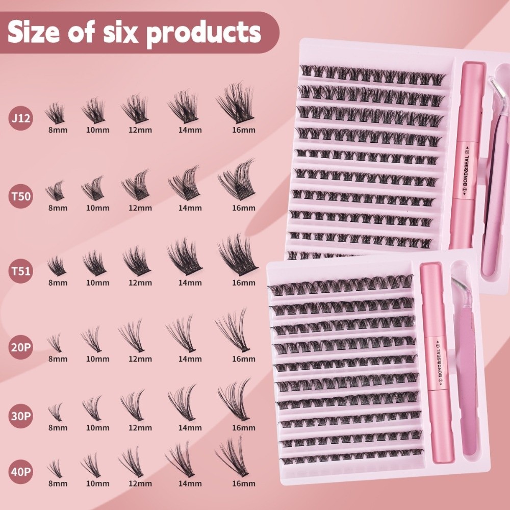 ขนตาปลอมคุณภาพสูงแบบติดกาว ดีไ - Eyelash Extension Wispy Look บทวิจารณ์และราคา
