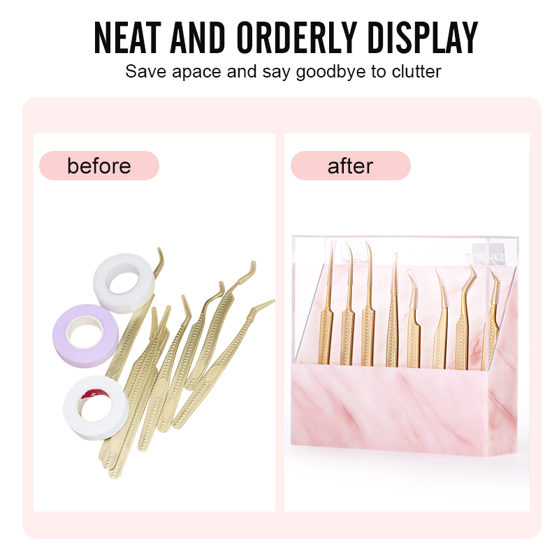 NATUHANA กล่องอะคริลิก 8 ช่องส - Lash Extension Tweezers บทวิจารณ์และราคา