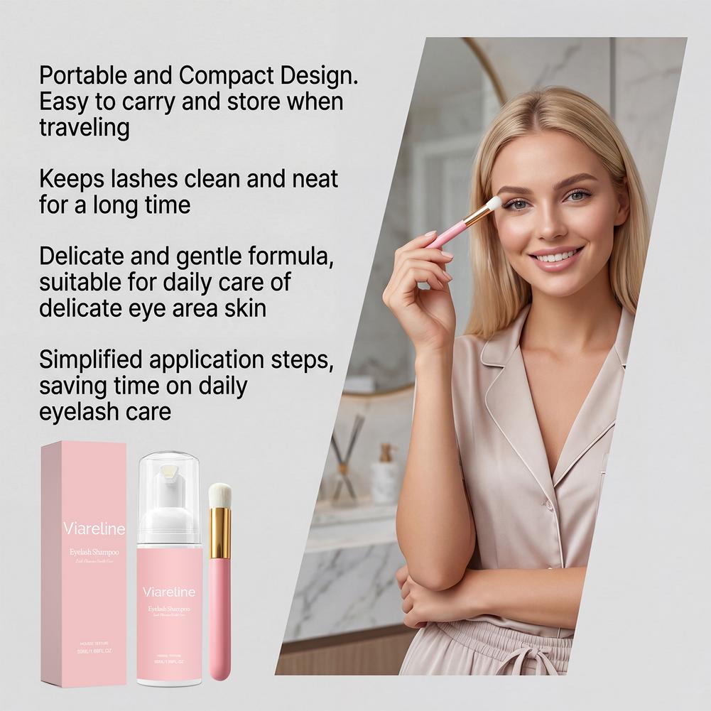 มูสทำความสะอาดขนตาแบบโฟม, แชมพ - Eyelash Extension Foam Cleanser บทวิจารณ์และราคา