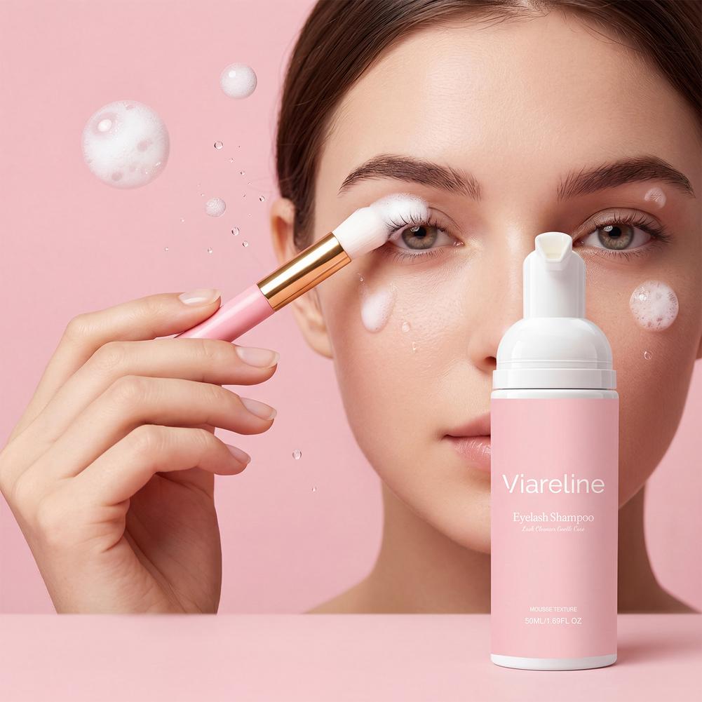 มูสทำความสะอาดขนตาแบบโฟม, แชมพ - Eyelash Extension Foam Cleanser บทวิจารณ์และราคา