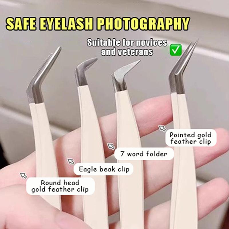 แหนบติดขนตาปลอมพร้อมกล่องเก็บ  - Eyelash Extension Home Service บทวิจารณ์และราคา