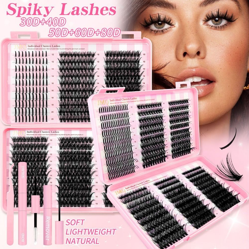 ขนตาปลอมแบบ 3 มิติ ความยาว 9-1 - Eyelash Extension Wispy Look บทวิจารณ์และราคา