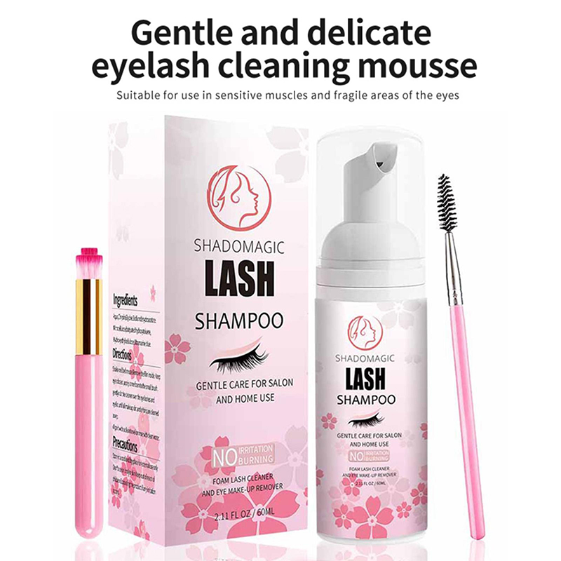 แชมพูสำหรับขนตา 60 มล. น้ำยาทำ - Eyelash Extension Foam Cleanser บทวิจารณ์และราคา