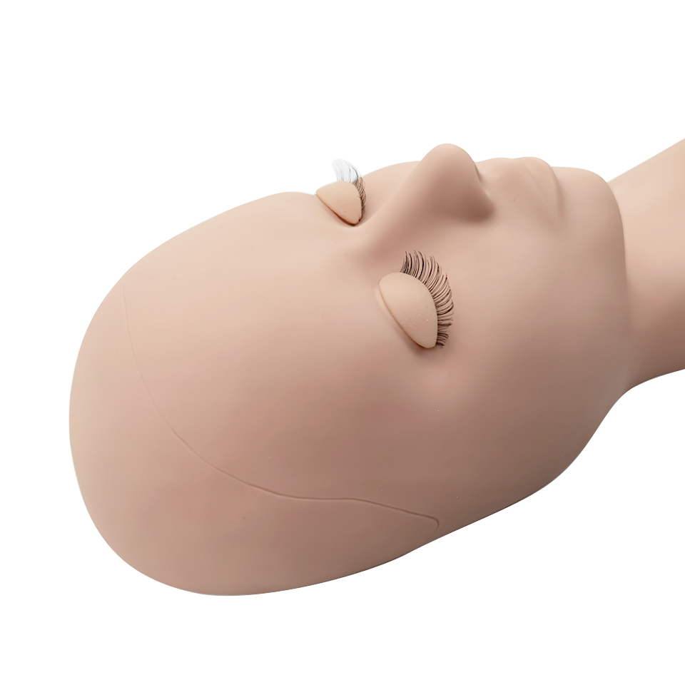 หุ่นจำลองส่วนหัวทำจากซิลิโคนพร - Eyelash Extension Glasses บทวิจารณ์และราคา