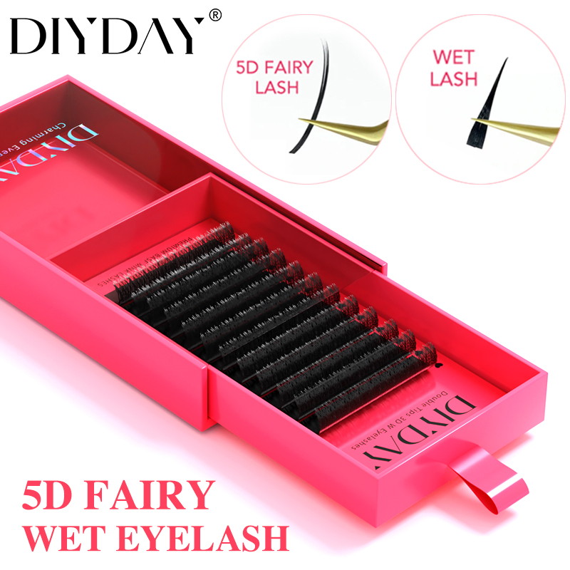 DIYDAY 5D Fairy Eyelash Extens - Eyelash Extension Wet Look บทวิจารณ์และราคา