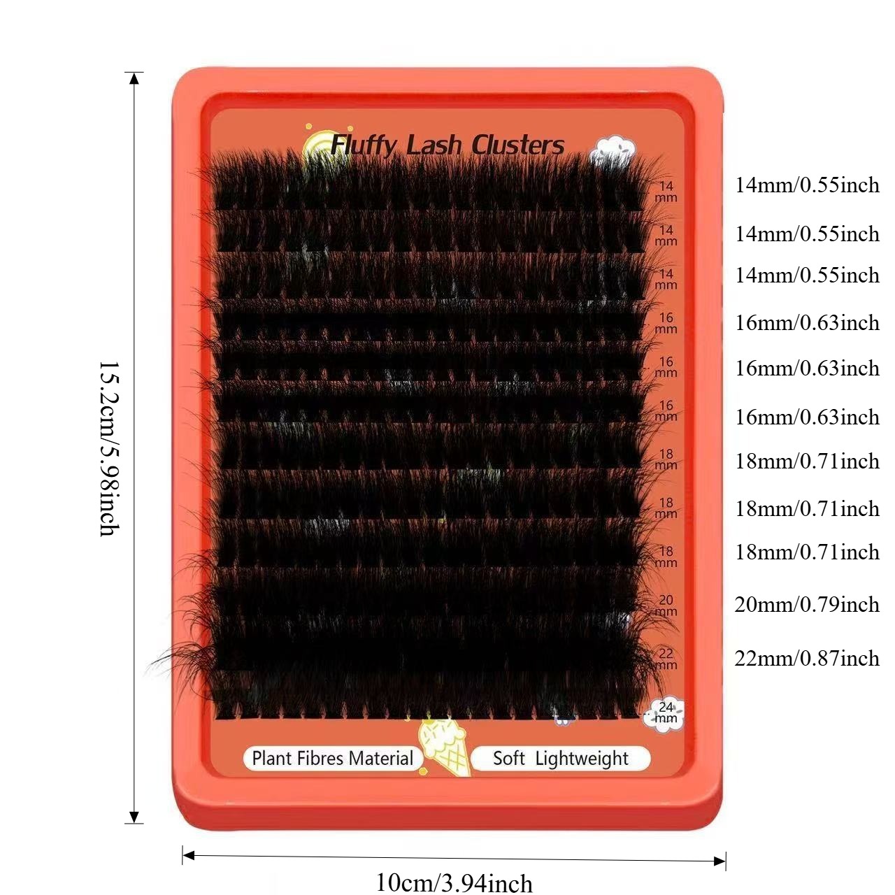 ขนตาปลอมแบบกลุ่ม 80D-100D 8D ข - Eyelash Extension Home Service บทวิจารณ์และราคา